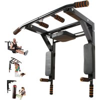 Leogreen - Multigriff Klimmzug Wandmontage Dip Station, 2 in1 Pull Up Bar Klimmzugstange Wand, Belastbarkeit bis 200 kg Leogreen - Multigriff Klimmzug Wandmontage Dip Station, 2 in1 Pull Up Bar Klimmzugstange Wand, Belastbarkeit bis 200 kg von LEOGREEN