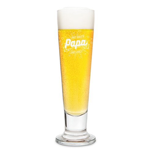 KIXY Pilsglas von Leonardo Geschenk Gravur Bierglas - Der beste Papa der Welt von LEONARDO HOME