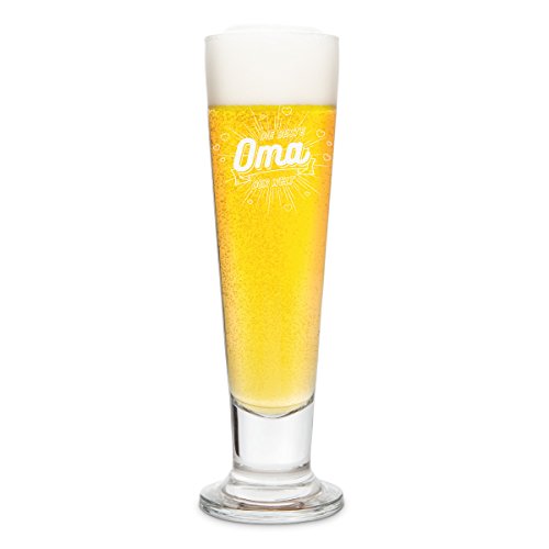 KIXY Pilsglas von Leonardo Geschenk Gravur Bierglas - Die beste Oma der Welt von LEONARDO HOME