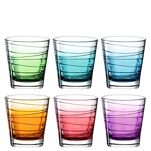 LEONARDO HOME 026844 Trinkglas VARIO STRUTTURA 6 Stück sortiert 250 ml Farbverlauf, Glas, Bunt LEONARDO HOME 026844 Trinkglas VARIO STRUTTURA 6 Stück sortiert 250 ml Farbverlauf, Glas, Bunt von LEONARDO HOME