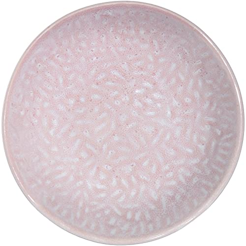Leonardo Matera Keramik-Teller, 1 Stück, mikrowellengeeignet, spülmaschinengeeigneter Speise-Teller rosa, Ess-Teller hoher Rand Ø 16,3 cm, 018379 von LEONARDO HOME