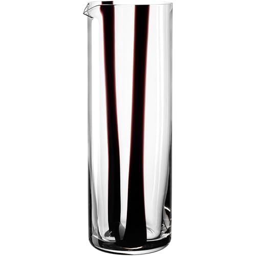 LEONARDO HOME BANDA NERA Krug • 1 Stück • Vielseitiger Krug • handgefertigtes Glas • ideal für Wasser und Saft • mit Ausgießer • stilvoller Tischkrug • modernes Design • Höhe 25 cm • schwarz • 055292 LEONARDO HOME BANDA NERA Krug • 1 Stück • Vielseitiger Krug • handgefertigtes Glas • ideal für Wasser und Saft • mit Ausgießer • stilvoller Tischkrug • modernes Design • Höhe 25 cm • schwarz • 055292 von LEONARDO HOME