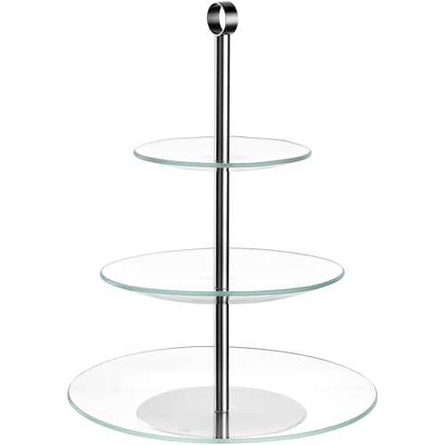 LEONARDO HOME CENA Etagere • 1 Stück • Moderne Glasetagere • für Kuchen und Häppchen • elegante Etagere • für Brunch und Buffet • Zeitloses Design • für jede Gelegenheit • Höhe 36 cm • silber • 025363 LEONARDO HOME CENA Etagere • 1 Stück • Moderne Glasetagere • für Kuchen und Häppchen • elegante Etagere • für Brunch und Buffet • Zeitloses Design • für jede Gelegenheit • Höhe 36 cm • silber • 025363 von LEONARDO HOME