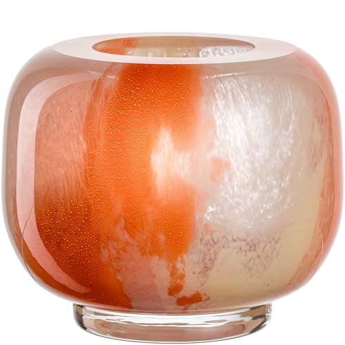 LEONARDO HOME Cipria Due Vase • 1 Stück • Dekorative Vase mit Farbverlauf • ⌀6,1 cm • Kunstvolles Design für den Wohnbereich • Glasvase für Blumensträuße • Höhe 11 cm • Mehrfarbig • 047505 von LEONARDO HOME