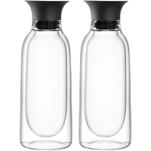LEONARDO HOME DUO Flaschen • 2 Stück • doppelwandiges Design mit Silikon-Ausgießer • für Küche und Tisch • präzises Ausgießen • Moderne Optik • zum Verfeinern & Servieren • Höhe 17 cm • klar • 025609 LEONARDO HOME DUO Flaschen • 2 Stück • doppelwandiges Design mit Silikon-Ausgießer • für Küche und Tisch • präzises Ausgießen • Moderne Optik • zum Verfeinern & Servieren • Höhe 17 cm • klar • 025609 von LEONARDO HOME