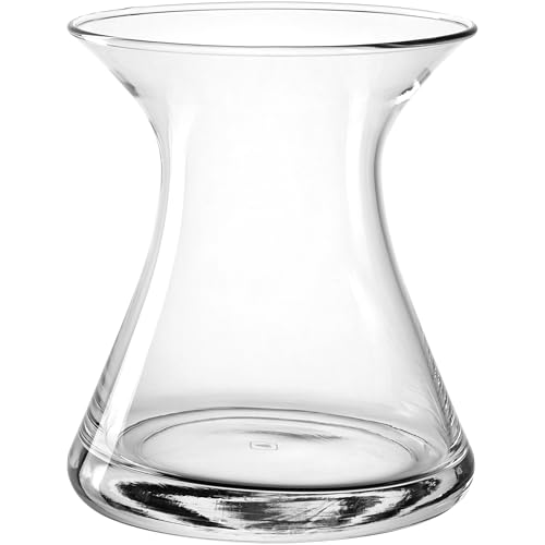 LEONARDO HOME GIA Vase • 1 Stück • Zeitlose Glasvase • transparente Blumenvase für gebundene Sträuße • ⌀7,3 cm • Klassisches Design für Jede Gegebenheit • Höhe 16 cm • klar • 025370 von LEONARDO HOME