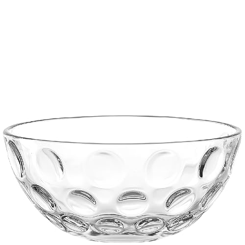 LEONARDO HOME CUCINA OPTIC Schalenset • 4 Stück • Für Dessert, Dips, Beilagen • Vielseitig im Alltag • Stapelbar • Kompakt • Modernes Design für Tisch und Küche • Höhe 6,5 cm • klar • 066352 von LEONARDO HOME