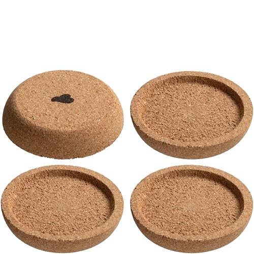 LEONARDO HOME GOCCE Untersetzer • 4 Stück • Naturkork • ovale Form • strukturierte Oberfläche • als Abdeckung geeignet • rutschfeste Eigenschaft • dekorativ und funktional • ⌀ 6,4 cm • beige • 057173 LEONARDO HOME GOCCE Untersetzer • 4 Stück • Naturkork • ovale Form • strukturierte Oberfläche • als Abdeckung geeignet • rutschfeste Eigenschaft • dekorativ und funktional • ⌀ 6,4 cm • beige • 057173 von LEONARDO HOME
