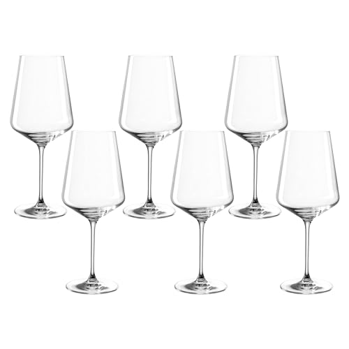 LEONARDO HOME PUCCINI Weinglas, Glas, klar, 6 Stück (1er Pack), 6 von LEONARDO HOME