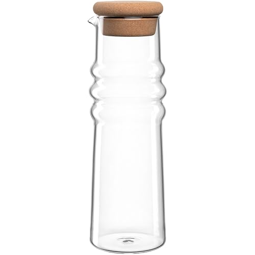 LEONARDO HOME SOLE Karaffe • 1 Stück • Glaskaraffe mit Korkstopfen • stilvoller Wasserkrug • haptisches Design • mit Ausgießer • für Wasser und Saft • zeitlose Optik • Höhe 26,5 cm • klar • 057171 LEONARDO HOME SOLE Karaffe • 1 Stück • Glaskaraffe mit Korkstopfen • stilvoller Wasserkrug • haptisches Design • mit Ausgießer • für Wasser und Saft • zeitlose Optik • Höhe 26,5 cm • klar • 057171 von LEONARDO HOME