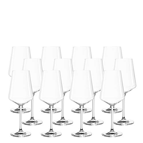 LEONARDO HOME Set aus 12 Weißweingläser Puccini, Weingläser, Teqton-Kristallglas, spülmaschinenfest von LEONARDO HOME