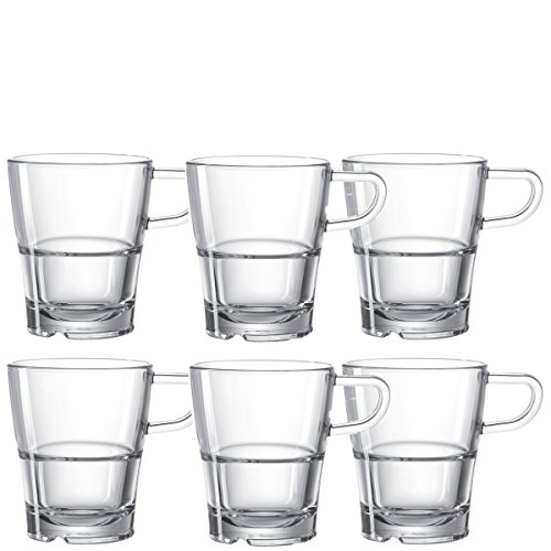 LEONARDO HOME Tasse Senso 6-er Set, 250 ml, Kaffee-Tasse, Henkel-Becher, stapelbar, mikrowellengeeignet ,014649 LEONARDO HOME Tasse Senso 6-er Set, 250 ml, Kaffee-Tasse, Henkel-Becher, stapelbar, mikrowellengeeignet ,014649 von LEONARDO HOME