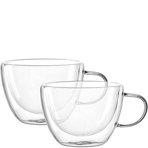 LEONARDO HOME Teetassen DUO 6er-Set 360 ml, 053064, Glas, 360 milliliters, Transparent von LEONARDO HOME