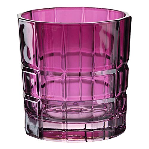 LEONARDO HOME Trinkglas SPIRITII, Glas, Trinkgefäß, Wasserglas, Kalk-Natron Glas, Violett, 170 ml, 028762-1 Stück von LEONARDO HOME