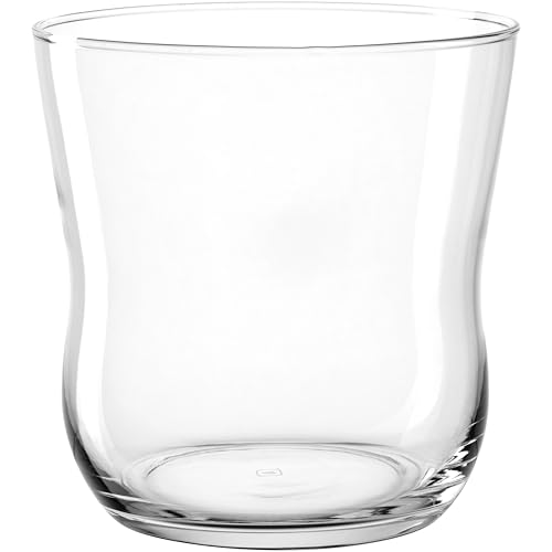 LEONARDO HOME VITA Windlicht • 1 Stück • Elegantes Kerzenlicht • für drinnen & draußen • harmonische Lichtquelle • sanft geschwungene Form • vielseitig einsetzbar • Höhe 18,5 cm • klar • 044068 von LEONARDO HOME