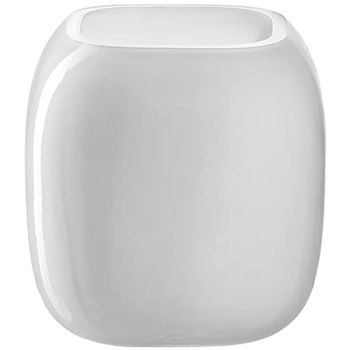 LEONARDO HOME Vase MILANO 9,3 cm weiß 041650, Glas von LEONARDO HOME