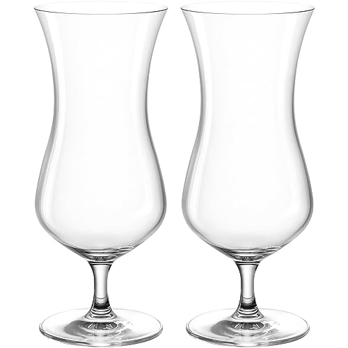 Leonardo Il Mondo Hurricane Gläser 2er Set - Cocktailglas aus Kristallglas, hochwertig verarbeitet - Inhalt 520 ml - Spülmaschinengeeignet - 2 Cocktail Gläser transparent, 064991 von LEONARDO HOME