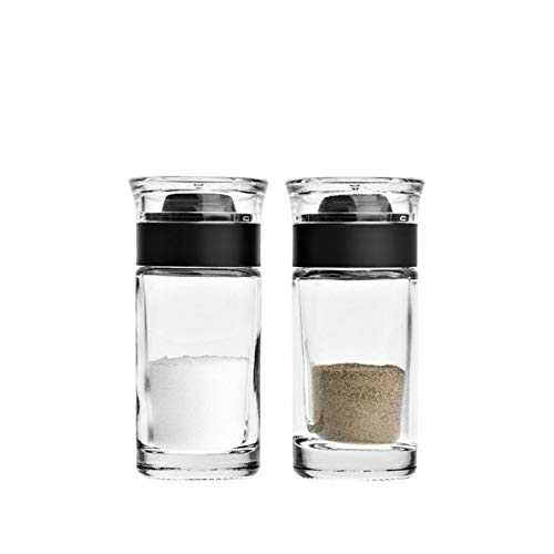 LEONARDO Salz- Pfefferstreuer-Set, 2-teilig, Materialmix, Schwarz, 40 ml, Shaker, CUCINA LEONARDO Salz- Pfefferstreuer-Set, 2-teilig, Materialmix, Schwarz, 40 ml, Shaker, CUCINA von LEONARDO HOME
