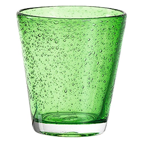 Leonardo 034757 Becher / Glas / Wasserglas / Saftglas - BURANO - verde/ grün - 1 Stück von LEONARDO HOME