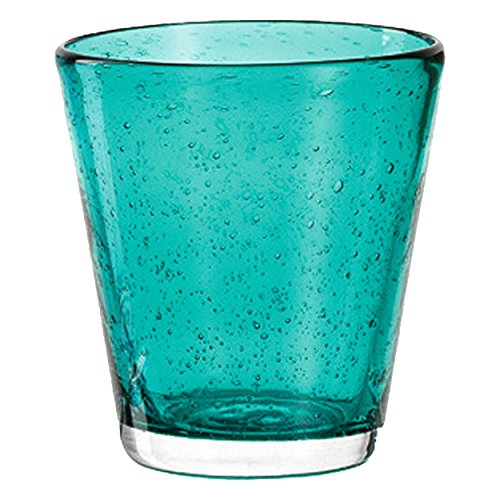 Leonardo 034758 Becher/Glas/Wasserglas/Saftglas - Burano - Laguna/türkis - 230 ml - 1 Stück von LEONARDO HOME