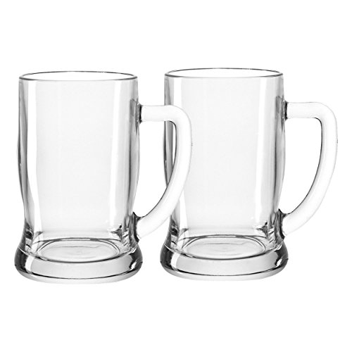 Leonardo 049458 Bierseidel - Taverna - Glas/klar - 0,5l - Spülmaschinefest- 2 er Set von LEONARDO HOME