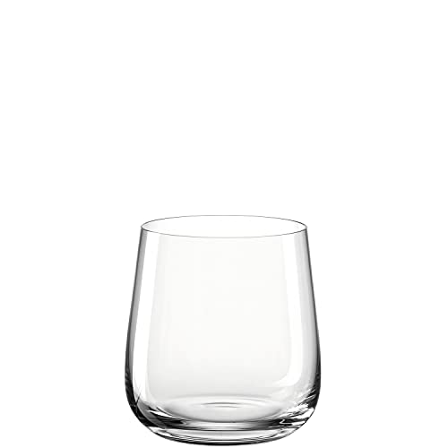 Leonardo Brunelli Trink-Glas 1 Stück, spülmaschinenfestes Wasser-Glas, Trink-Becher aus Glas, modernes Saft-Glas, Whiskey-Glas, 400 ml, 066416 von LEONARDO HOME