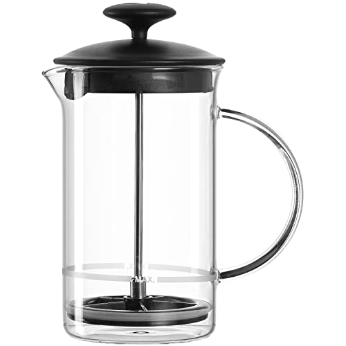 Leonardo Caffè per me Milchaufschäumer, manueller schäumer für Cappuccino oder Latte Macchiato aus hitzebeständigem Glas, Höhe 18,2 cm, 1,2 l, 025508 Leonardo Caffè per me Milchaufschäumer, manueller schäumer für Cappuccino oder Latte Macchiato aus hitzebeständigem Glas, Höhe 18,2 cm, 1,2 l, 025508 von LEONARDO HOME