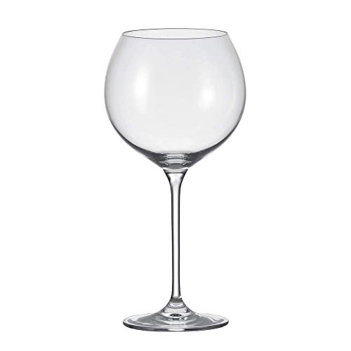 Leonardo Cheers Burgunder-Glas, 1 Stück, spülmaschinenfestes Rotwein-Glas, Rotwein-Kelch mit gezogenem Stiel, Weinglas, 750 ml, 061635 von LEONARDO HOME