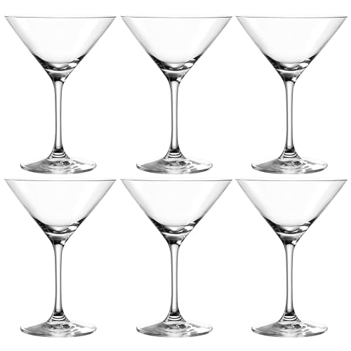 Leonardo Ciao+ Cocktail-Schalen, Cocktail-Glas mit Stiel, spülmaschinenfeste Cocktail-Kelche, 6er Set, 200 ml, 061455 von LEONARDO HOME