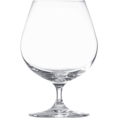 Leonardo Ciao+ Cognac-Glas, 1 Stück, Cognac-Schwenker mit gezogenem Stiel, spülmaschinenfestes Weinbrand-Glas, 400 ml, 061454 von LEONARDO HOME