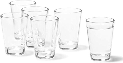 Leonardo Ciao Schnaps-Gläser, 6er Set, spülmaschinengeeignete Shot-Gläser, Schnaps-Becher aus Glas, Stamper, Gläser-Set, 6 cl, 60 ml, 012663 von LEONARDO HOME