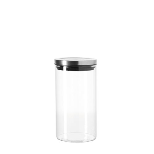 Leonardo Comodo Glas-Dose, große multifunktions Vorrats-Dose aus Glas mit passendem Deckel, spühlmaschinengeeignet, Höhe 19 cm, Ø 10 cm, 1165 ml, 079703 von LEONARDO HOME