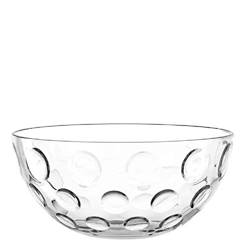 Leonardo Cucina Optic Glas-Schale, runde Schale aus Glas, spülmaschinengeeignete Salat-Schüssel, Ø 295 mm, 066338 von LEONARDO HOME