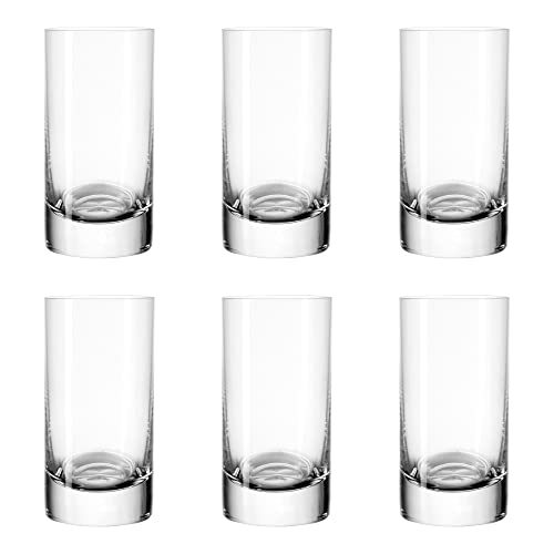 Leonardo Easy+ Schnaps-Gläser, 6er Set, spülmaschinenfeste Shot-Gläser, Schnaps-Becher aus Glas, Stamper, Gläser-Set, 5 cl, 50 ml, 039615 von LEONARDO HOME