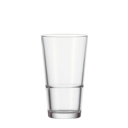 Leonardo Event Trink-Gläser, 12er Set, spülmaschinenfeste Longdrink-Gläser, Trink-Becher aus Glas im klassischen Stil, Getränke-Set, 12 Stück, 315 ml, 061700 von LEONARDO HOME