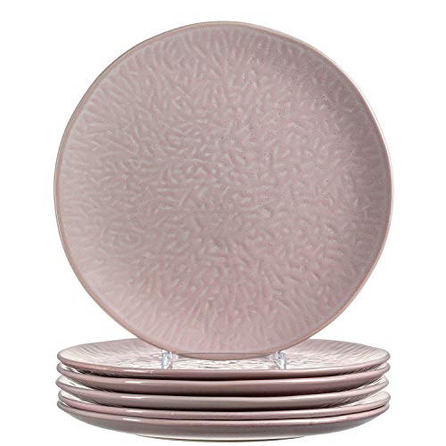 Leonardo Matera Keramik-Teller 6-er Set, spülmaschinengeeignete Speise-Teller, Essteller mit Glasur, 6 runde Steingut-Teller, Ø 27 cm, rosa, 018571 Leonardo Matera Keramik-Teller 6-er Set, spülmaschinengeeignete Speise-Teller, Essteller mit Glasur, 6 runde Steingut-Teller, Ø 27 cm, rosa, 018571 von LEONARDO HOME