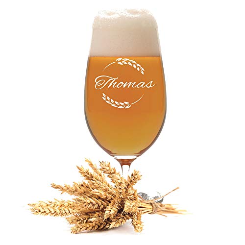 Leonardo Pilstulpe mit Gravur Motiv 04 Vintage - Geschenkidee Bierglas mit Wunsch-Name graviert Vatertag von LEONARDO HOME