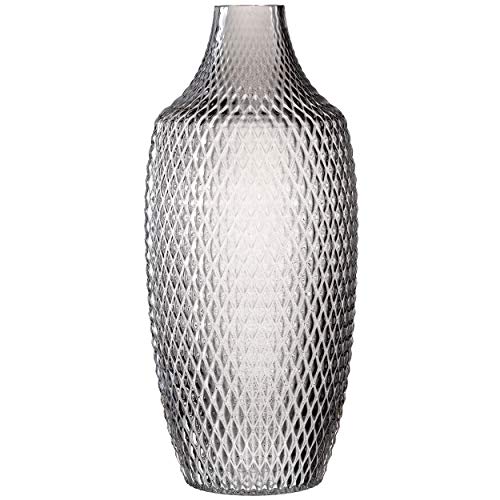 LEONARDO HOME 18676 POESIA Vase 40cm, Glas, grau von LEONARDO HOME