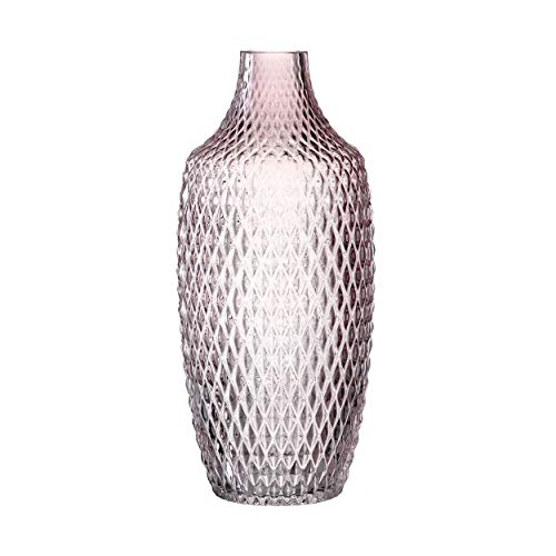 LEONARDO HOME 18680 POESIA Vase 30 cm, Glas, rosa von LEONARDO HOME