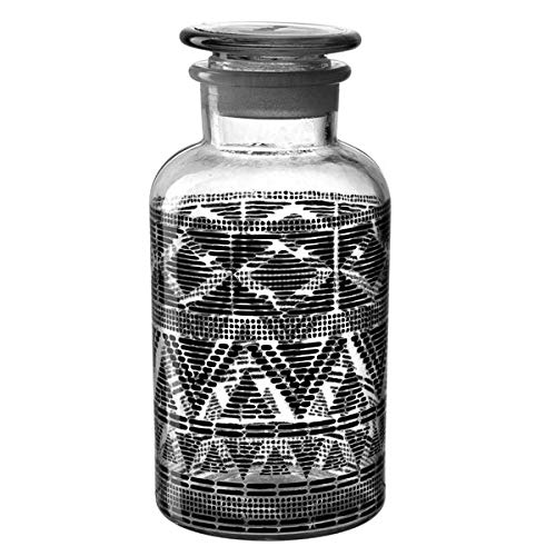 Leonardo - Posto - Dekoflasche - Flasche - 1 Liter - mit dekorativem Muster - Maße (ØxH): 10,4 x 21,3 cm von LEONARDO HOME