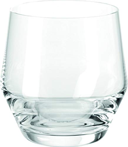 Leonardo Puccini Trink-Gläser 6er Set, spülmaschinenfeste Wasser-Gläser, Trink-Becher aus Glas, Saft-Gläser im modernen Stil, 310 ml, klar, 069557 von LEONARDO HOME