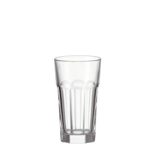 Leonardo Rock Becher, 12-er Set, 340 ml, spülmaschinengeeignet, Klarglas, 097941 von LEONARDO HOME