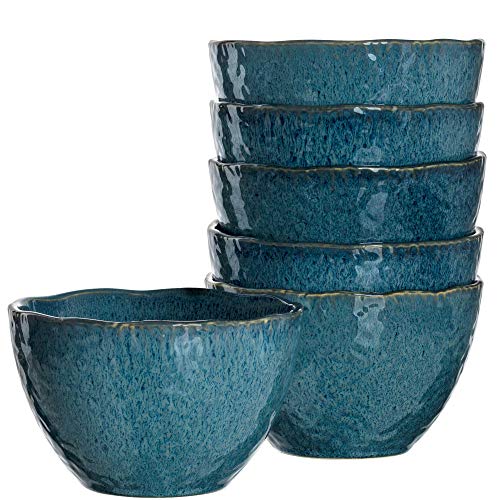 LEONARDO HOME 018545 MATERA 6er Set Schale, Keramik, blau von LEONARDO HOME