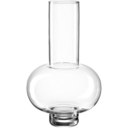 LEONARDO HOME Vernazza Dekovase - Vase aus hochwertigem Klarglas - Höhe 30 cm, Durchmesser 18 cm, Inhalt 2,8 l - Hohe transparente Blumenvase, 022355 von LEONARDO HOME