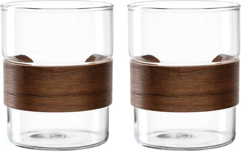 LEONARDO Becher NOVO LEGNO, 2er Set, Glas, Holz, Becher mit Holzspange LEONARDO Becher NOVO LEGNO, 2er Set, Glas, Holz, Becher mit Holzspange von LEONARDO