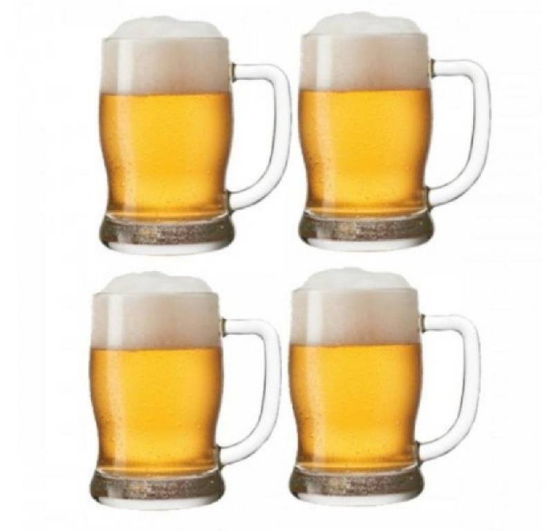LEONARDO Bierglas LEONARDO Bierseidel Set Taverna Glas (4-tlg) von LEONARDO