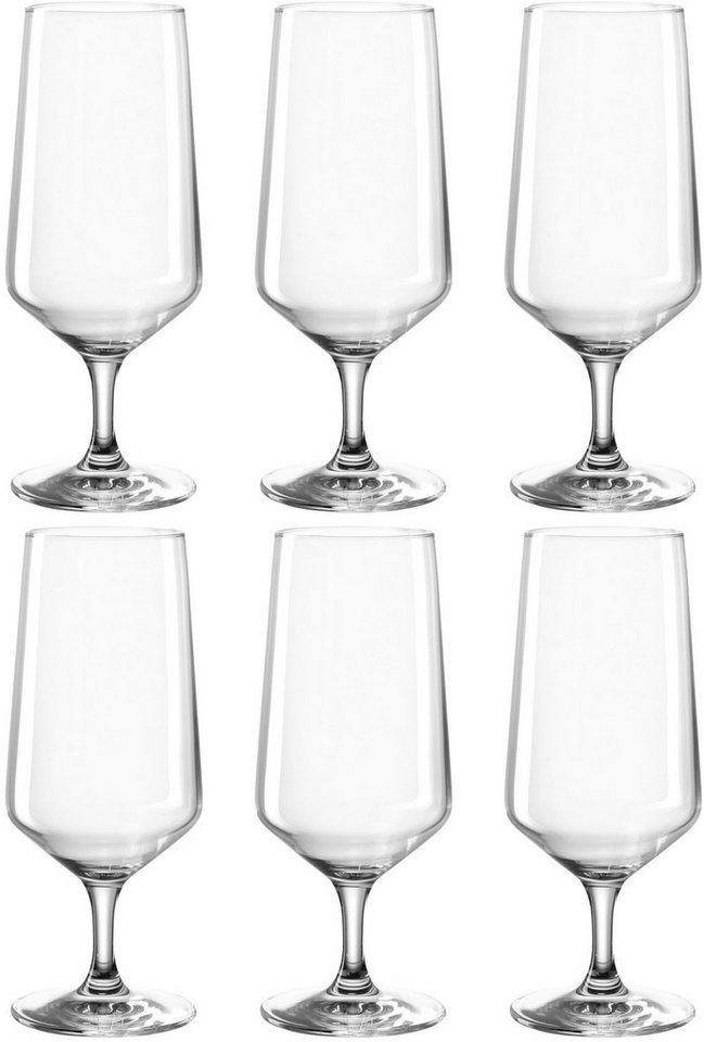 LEONARDO Bierglas PUCCINI, Kristallglas, 410 ml, 6-teilig von LEONARDO