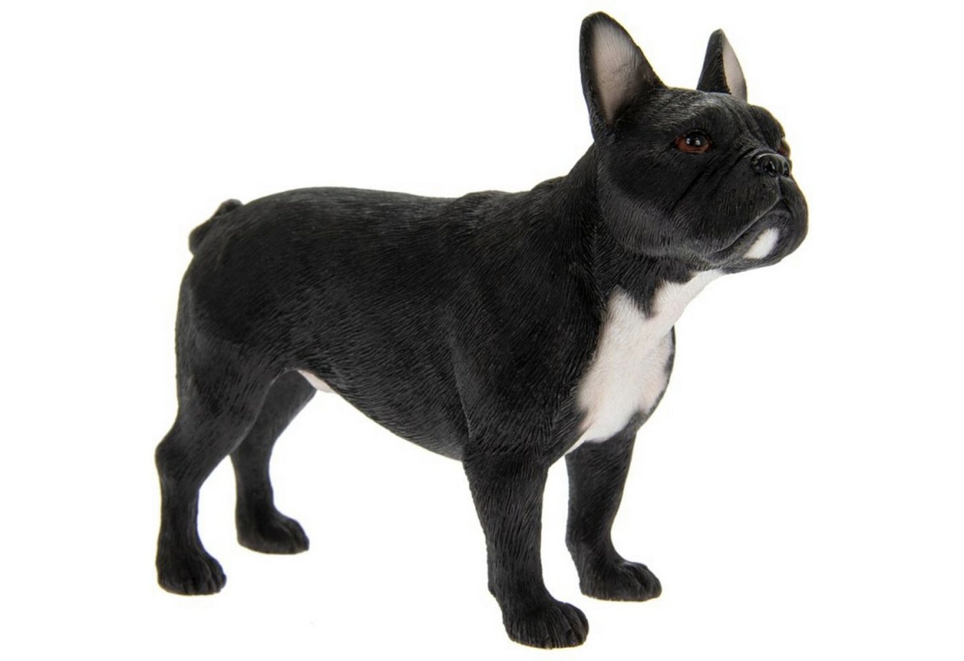 LEONARDO Dekofigur Französische Bulldogge schwarz, handbemalt von LEONARDO