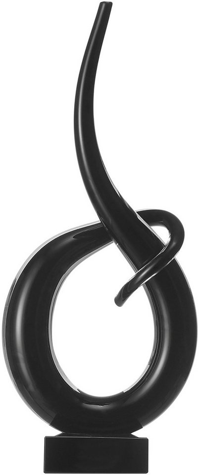 LEONARDO Dekofigur Skulptur 35 cm schwarz Fusion (1 St) von LEONARDO