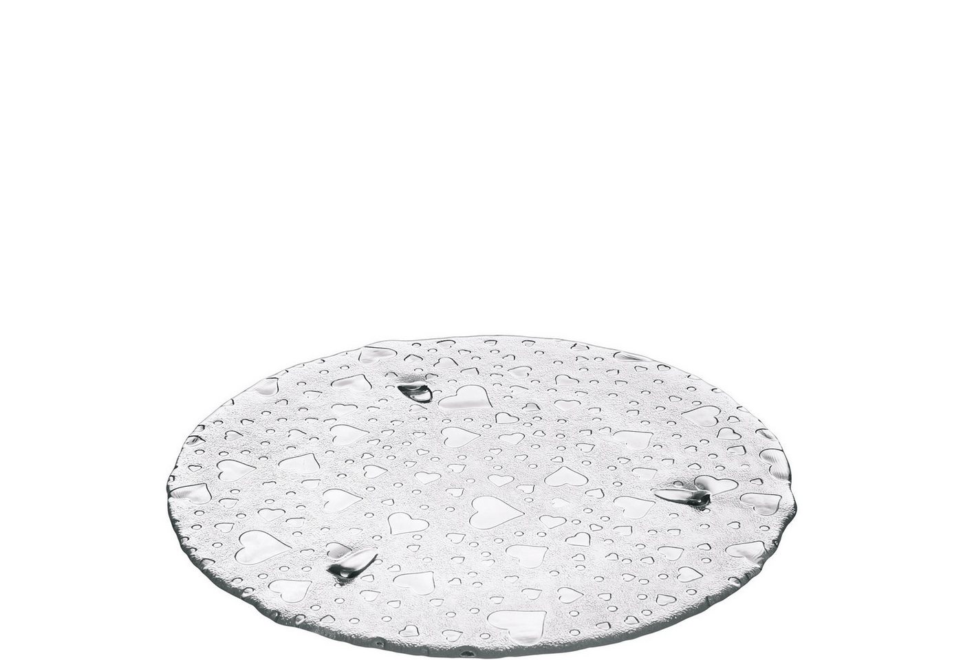 LEONARDO Dekotablett Tortenplatte LEONARDO HEART D 34 cm transparent LEONARDO Dekotablett Tortenplatte LEONARDO HEART D 34 cm transparent von LEONARDO